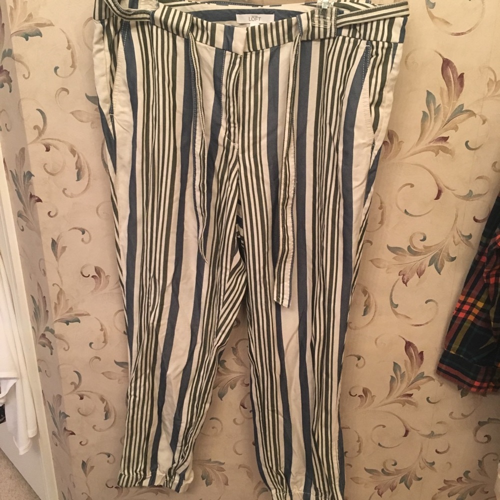 Loft striped pants
